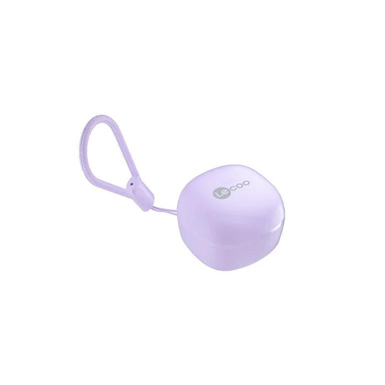 Lecoo EW300 Bluetooth 5.3 TWS Kablosuz Kulak İçi Kulaklık Mor