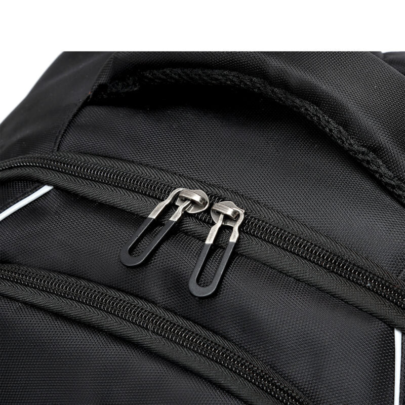 Lecoo BG03 17 inç Laptop Bölmeli Çok Fonksiyonlu 3 Katmanlı Suya Dayanıklı Sırt Çantası Siyah