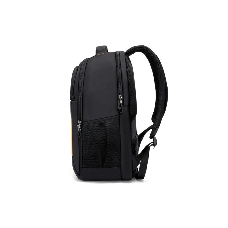 Lecoo BG03 17 inç Laptop Bölmeli Çok Fonksiyonlu 3 Katmanlı Suya Dayanıklı Sırt Çantası Siyah