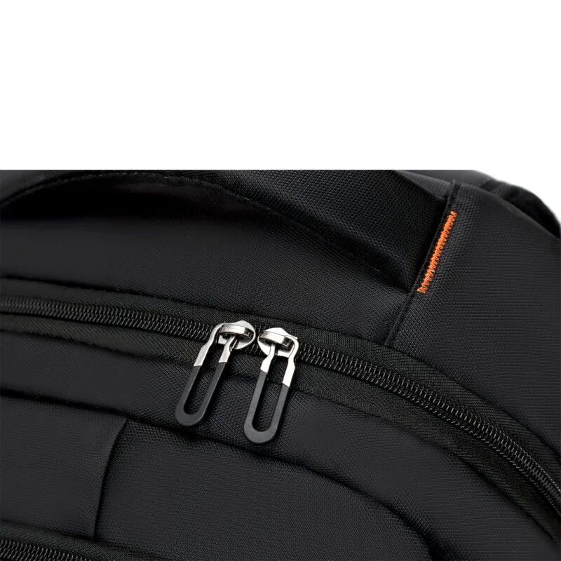 Lecoo BG04 17 inç Laptop Bölmeli Çok Fonksiyonlu 3 Katmanlı Suya Dayanıklı Sırt Çantası Siyah