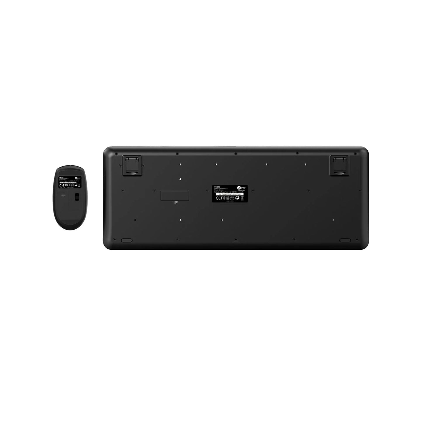 Lecoo KW202 Kablosuz Türkçe Q Klavye & Mouse Set Siyah