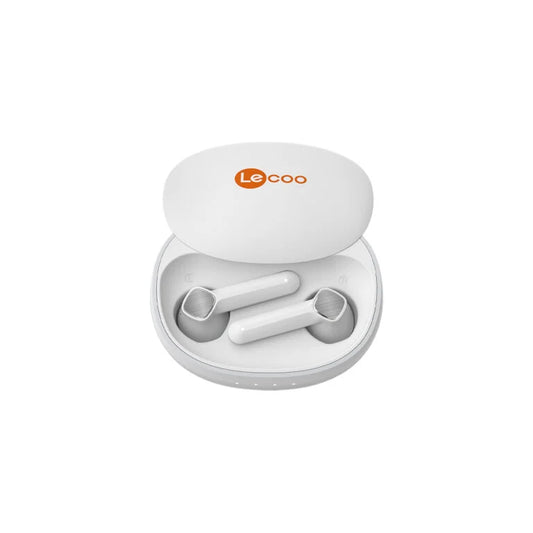 Lecoo EW305 Kablosuz Bluetooth 5.1 ENC IPX5 TWS Mikrofonlu Kulak İçi Kulaklık Beyaz