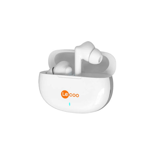 Lecoo EW306 Kablosuz Bluetooth 5.1 Hi-Fi TWS Mikrofonlu Kulak içi Kulaklık Beyaz