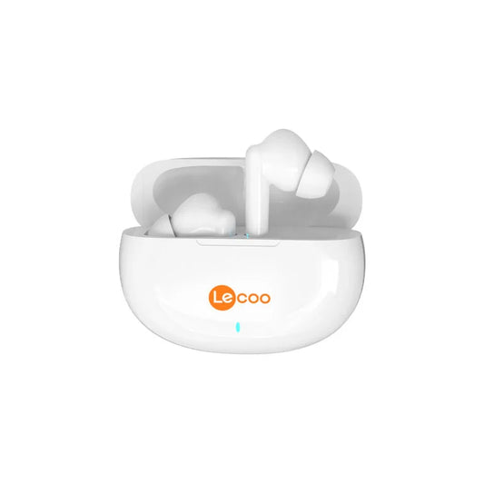 Lecoo EW306 Kablosuz Bluetooth 5.1 Hi-Fi TWS Mikrofonlu Kulak içi Kulaklık Beyaz