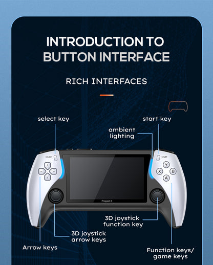 Retro Atari Project X 4.3inç 10.000 Oyun