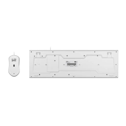 Lecoo CM101 USB Kablolu Türkçe Q Klavye & Mouse Set Beyaz