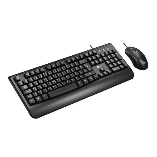 Lecoo CM105 USB Kablolu Türkçe Q Klavye & Mouse Set Siyah