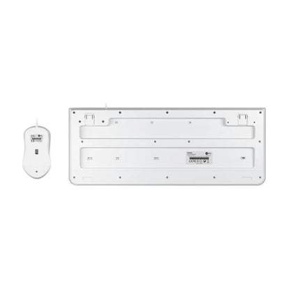 Lecoo CM105 USB Kablolu Türkçe Q Klavye & Mouse Set Beyaz