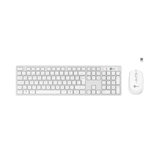 Lecoo KM2001 Kablosuz Türkçe Q Klavye & Mouse Set Beyaz