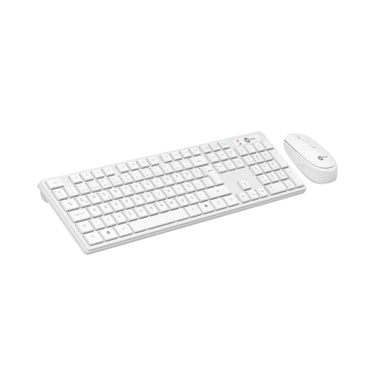 Lecoo KM2001 Kablosuz Türkçe Q Klavye & Mouse Set Beyaz