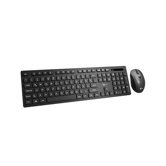 Lecoo KW201 Kablosuz Türkçe Q Klavye & Mouse Set Siyah