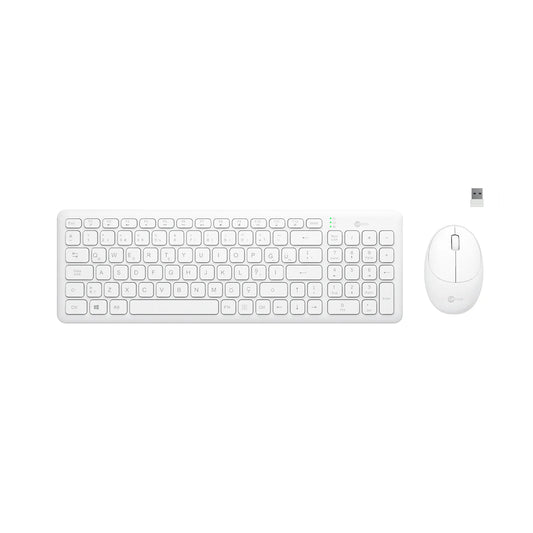 Lecoo KW204 Kablosuz Türkçe Q Klavye & Mouse Set Beyaz