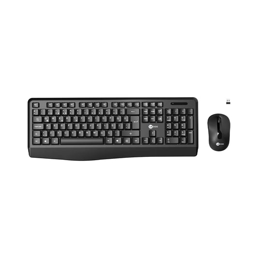 Lecoo KW211 Kablosuz Türkçe Q Klavye & Mouse Set Siyah