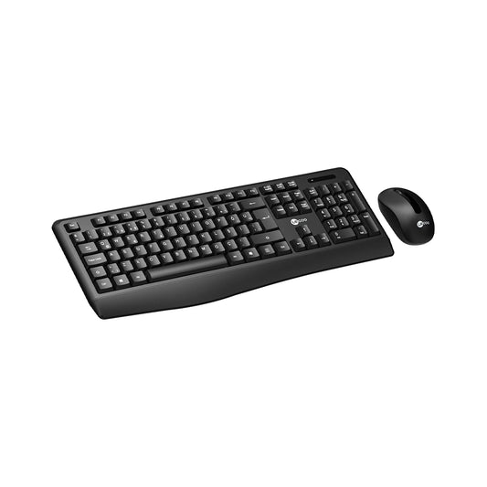 Lecoo KW211 Kablosuz Türkçe Q Klavye & Mouse Set Siyah